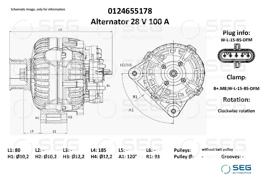 SEG 0124655178 — Генератор