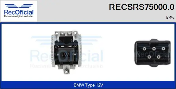 Resistor, interior blower
