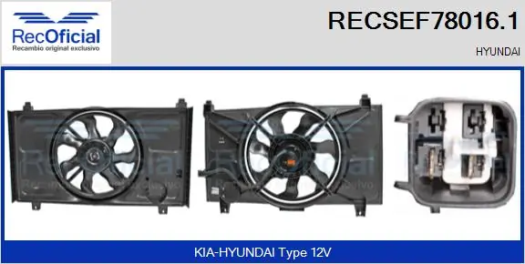 Electric Motor, radiator fan