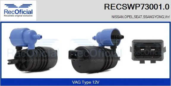 Washer Fluid Pump, window cleaning