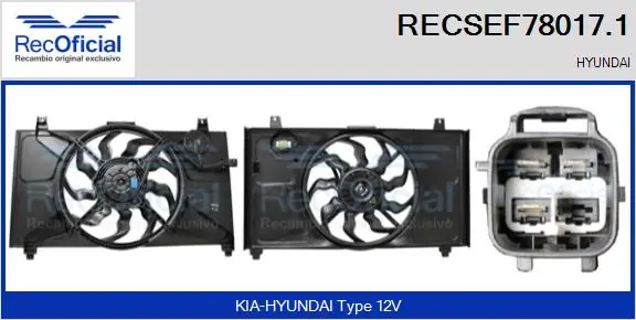Electric Motor, radiator fan