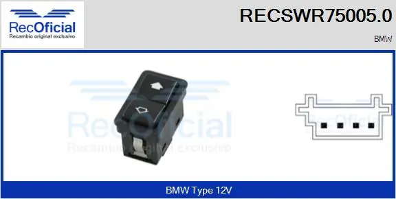 Switch, window regulator
