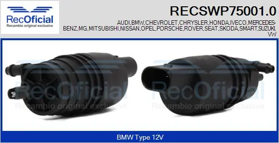 Washer Fluid Pump, window cleaning