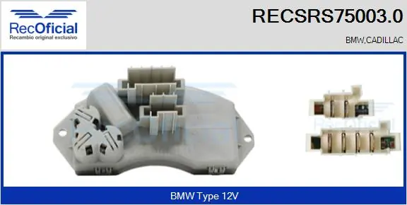 Resistor, interior blower