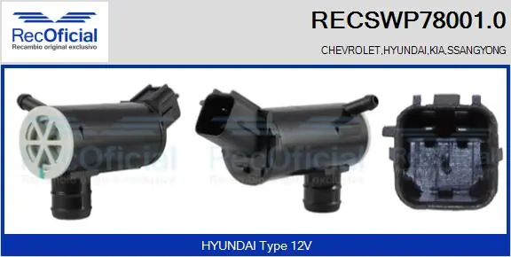 Washer Fluid Pump, window cleaning