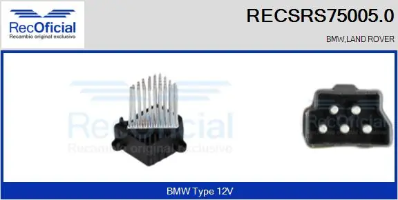 Resistor, interior blower