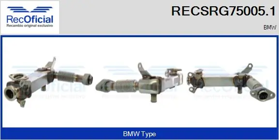 Cooler, exhaust gas recirculation