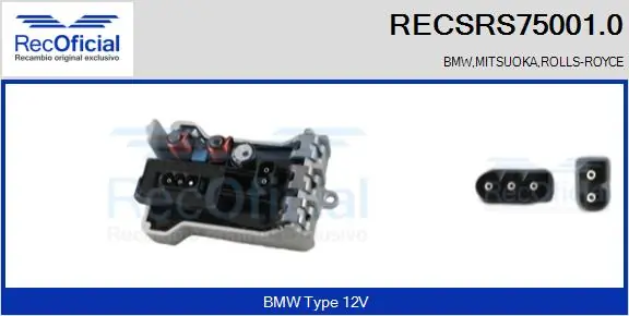 Resistor, interior blower