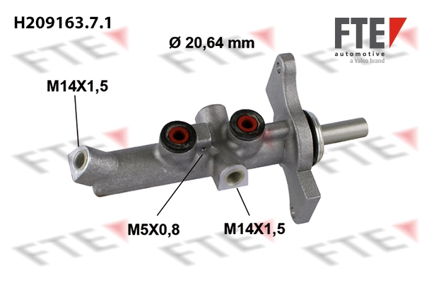 Maître-cylindre de frein FTE 9220142