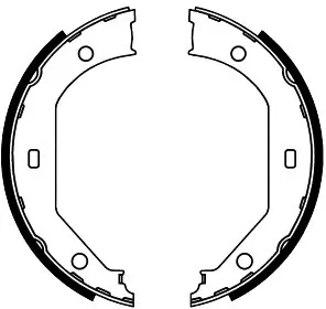 Brake Shoe Set, parking brake