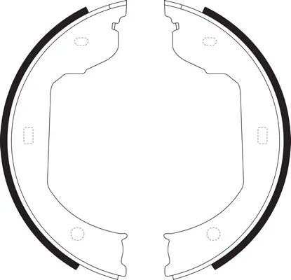 Brake Shoe Set, parking brake