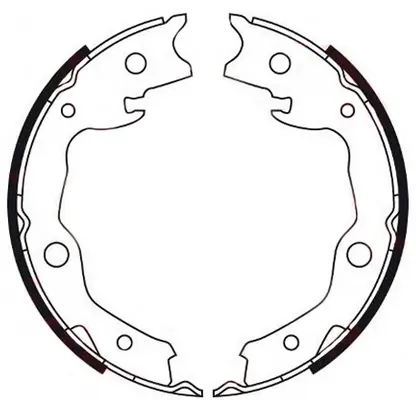 Brake Shoe Set, parking brake