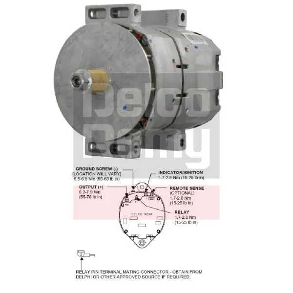 Alternateur Delco Remy 8600232-12B1