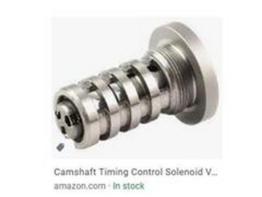 Valve de commande, réglage d'arbres à came