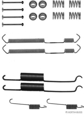 Accessory Kit, brake shoes