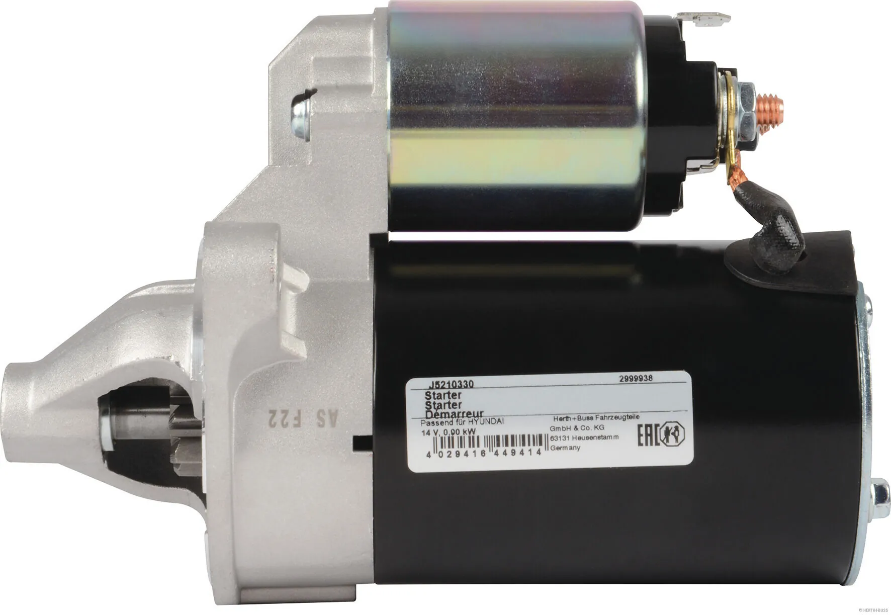 Démarreur HERTH+BUSS JAKOPARTS J5210330