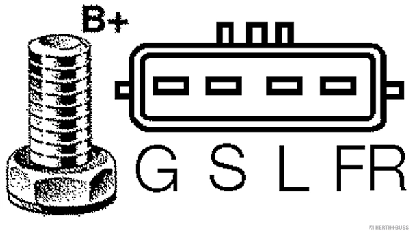 Alternateur HERTH+BUSS JAKOPARTS J5115090