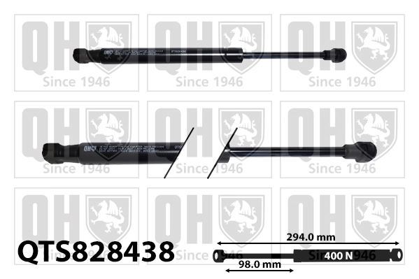 Gas Spring, bonnet