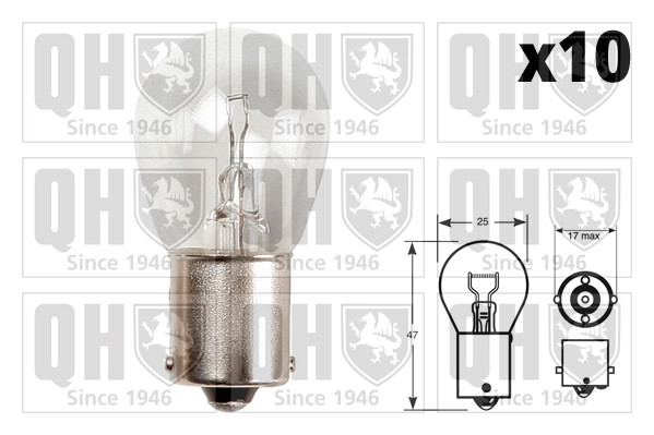 Bulb, rear fog light