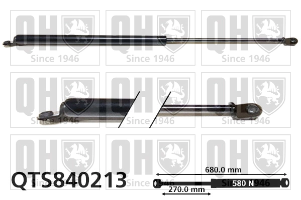 Gas Spring, boot/cargo area