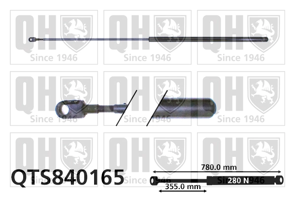 Gas Spring, bonnet