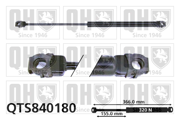 Gas Spring, bonnet