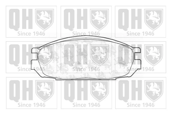 Kit de plaquettes de frein, frein à disque QUINTON HAZELL BP660