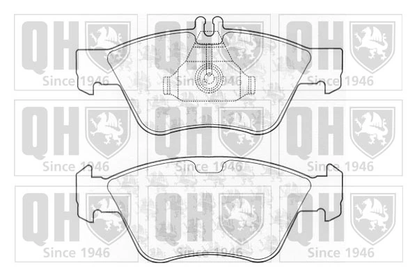 Kit de plaquettes de frein, frein à disque QUINTON HAZELL BP920