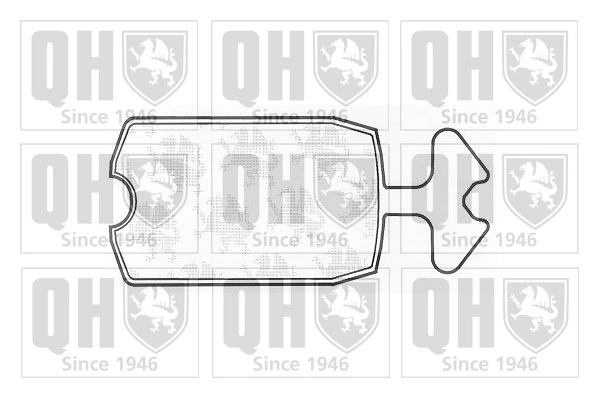 Kit de plaquettes de frein, frein à disque QUINTON HAZELL BP260