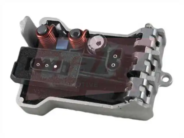 Resistor, interior blower