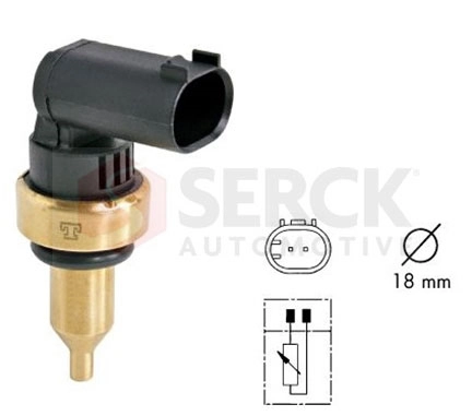 Sensor, coolant temperature
