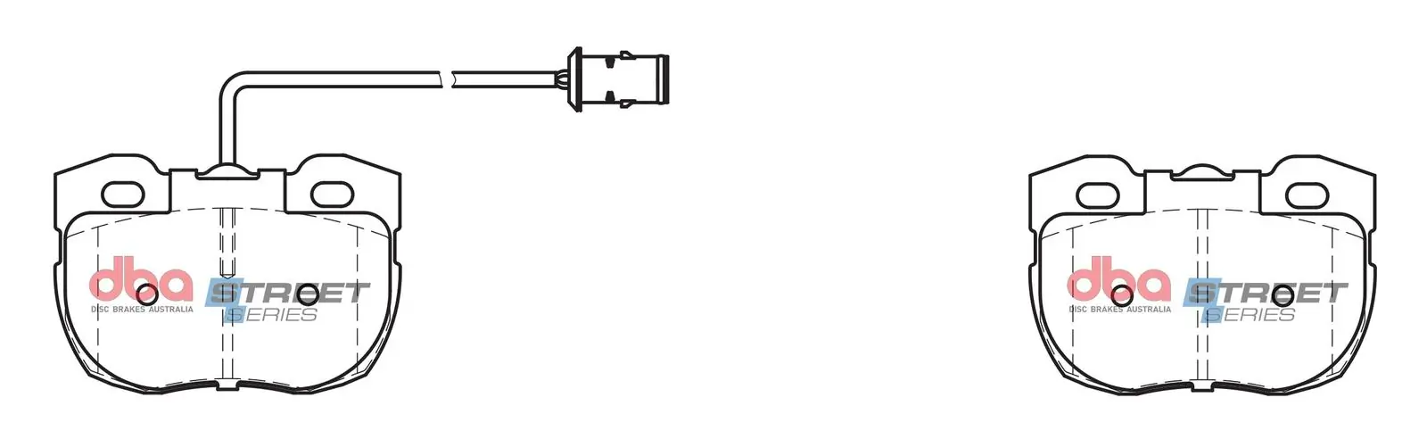Kit de plaquettes de frein, frein à disque DBA Australia DB1176SS