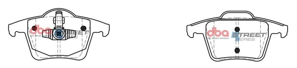 Kit de plaquettes de frein, frein à disque DBA Australia DB1659SS