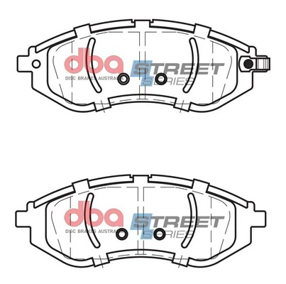 Kit de plaquettes de frein, frein à disque DBA Australia DB1748SS