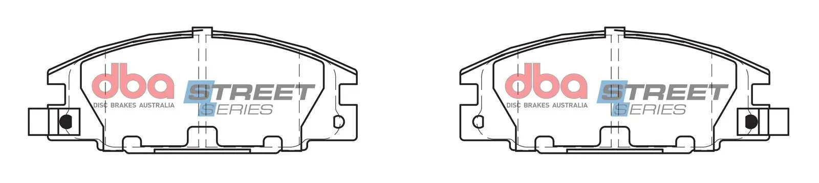 Kit de plaquettes de frein, frein à disque DBA Australia DB1116SS