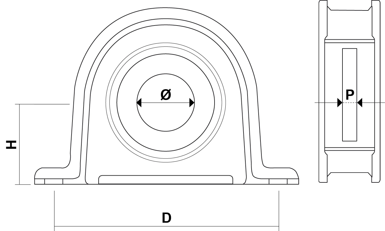 Suspension, arbre de cardan