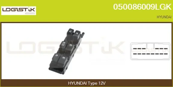 Switch, window regulator