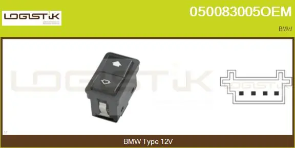 Switch, window regulator
