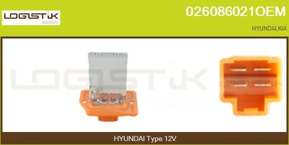 Resistor, interior blower