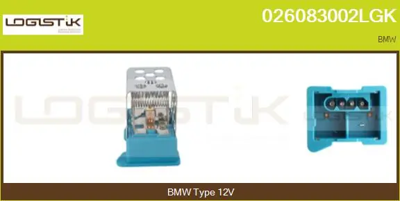 Resistor, interior blower