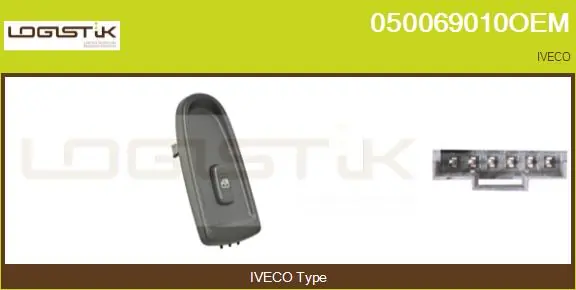 PRZEŁĄCZNIK PODNOŚNIKA SZYBY IVECO DAILY 06-11 PR