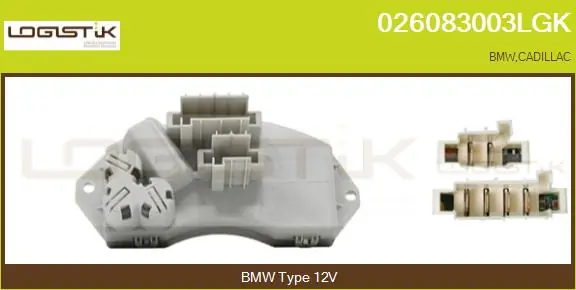 Resistor, interior blower