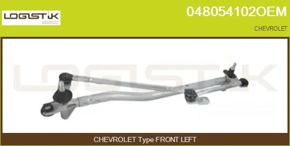 MECHANIZM WYCIERACZEK CHEVROLET CRUZE 09-
