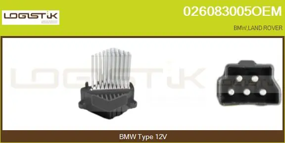 Resistor, interior blower