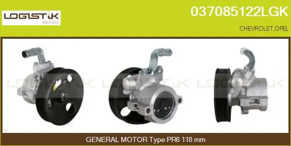 POMPA WSPOM. UKŁ. KIER. CHEVROLET CAPTIVA 2.0D/2.2D OPEL ANTARA 2.0CDTI ORYGINAŁ