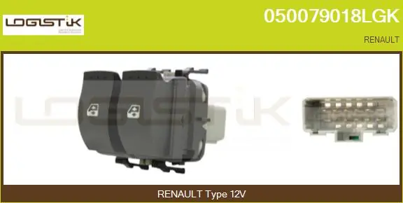 PRZEŁĄCZNIK PODNOŚNIKA SZYBY RENAULT MEGANE 1,4-2,0 02-
