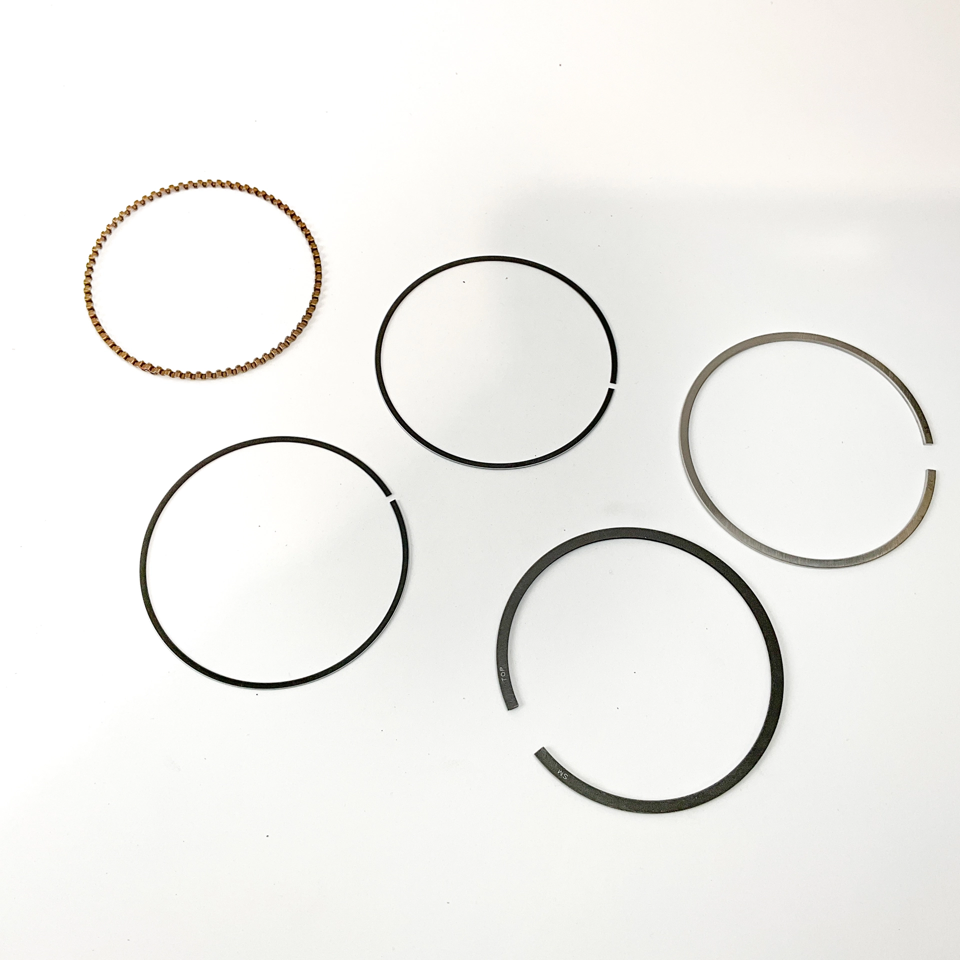 Piston ring set