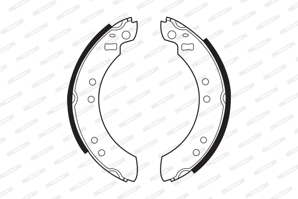 Jeu de mâchoires de frein FERODO FSB362