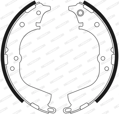 Jeu de mâchoires de frein FERODO FSB563
