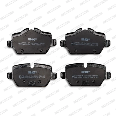 Kit de plaquettes de frein, frein à disque FERODO FDB4383